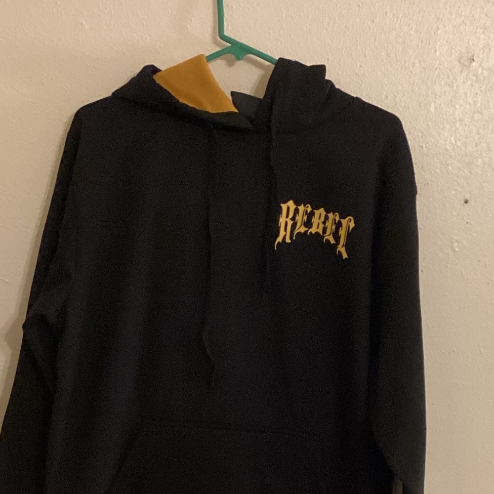 NWT Rebel Vengeance Graphic Black Hoodie Kyoto Tiger Japan Size X Large